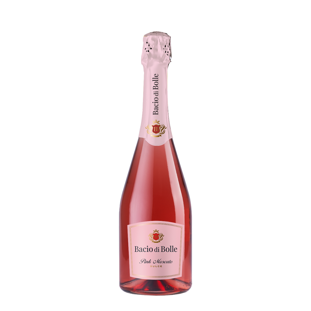 Bacio di Bolle Pink Moscato Rosé Dulce 0.75 L - winetime.md