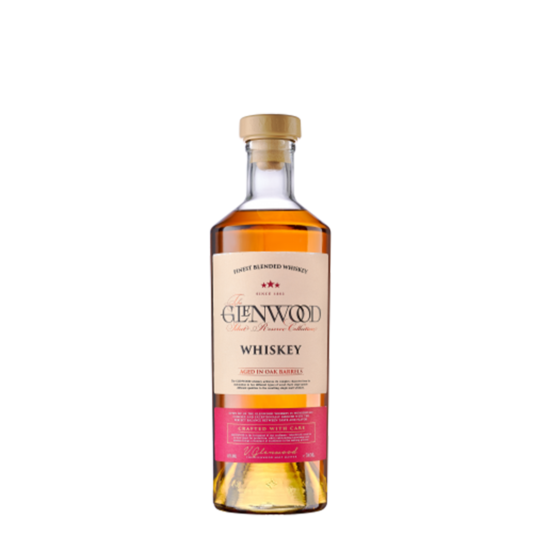 GlenWood Whiskey Bourbon Style 0.7l (Gold) - winetime.md photo