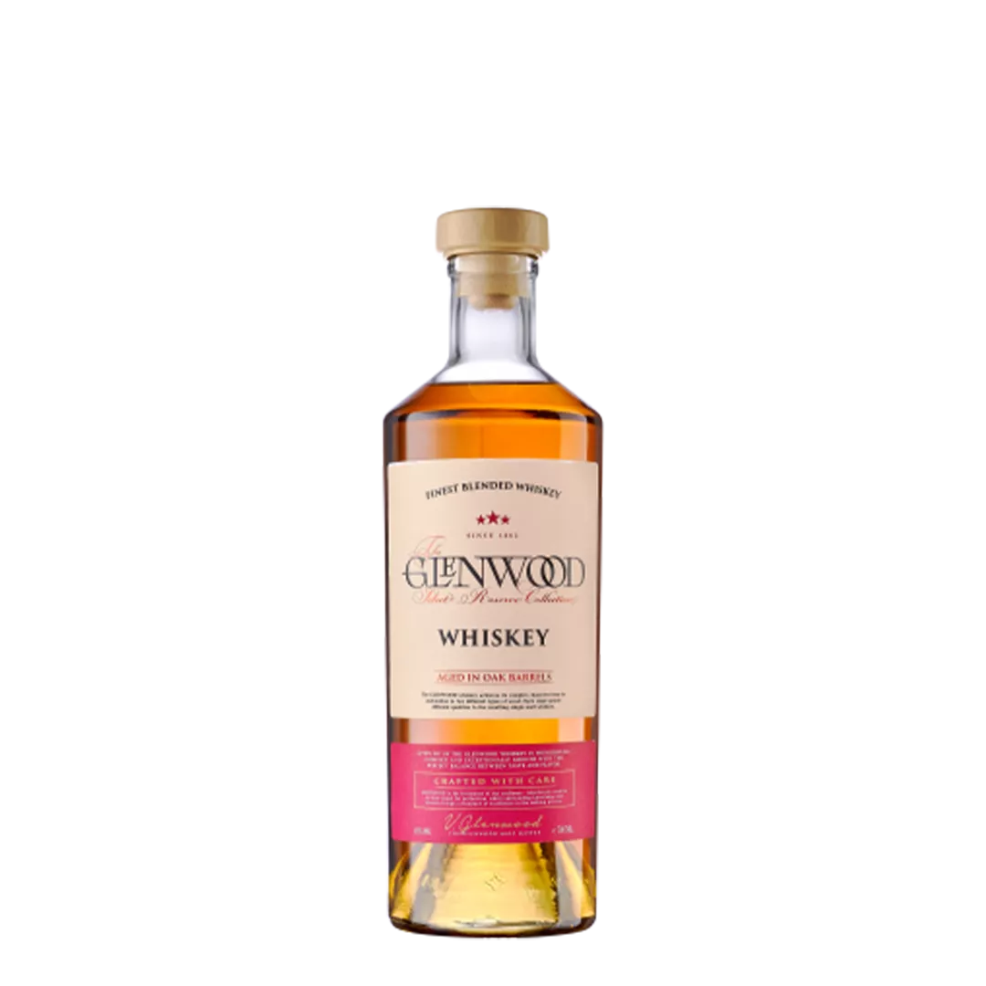 GlenWood Whiskey Bourbon Style 0.7l (Gold) - winetime.md photo