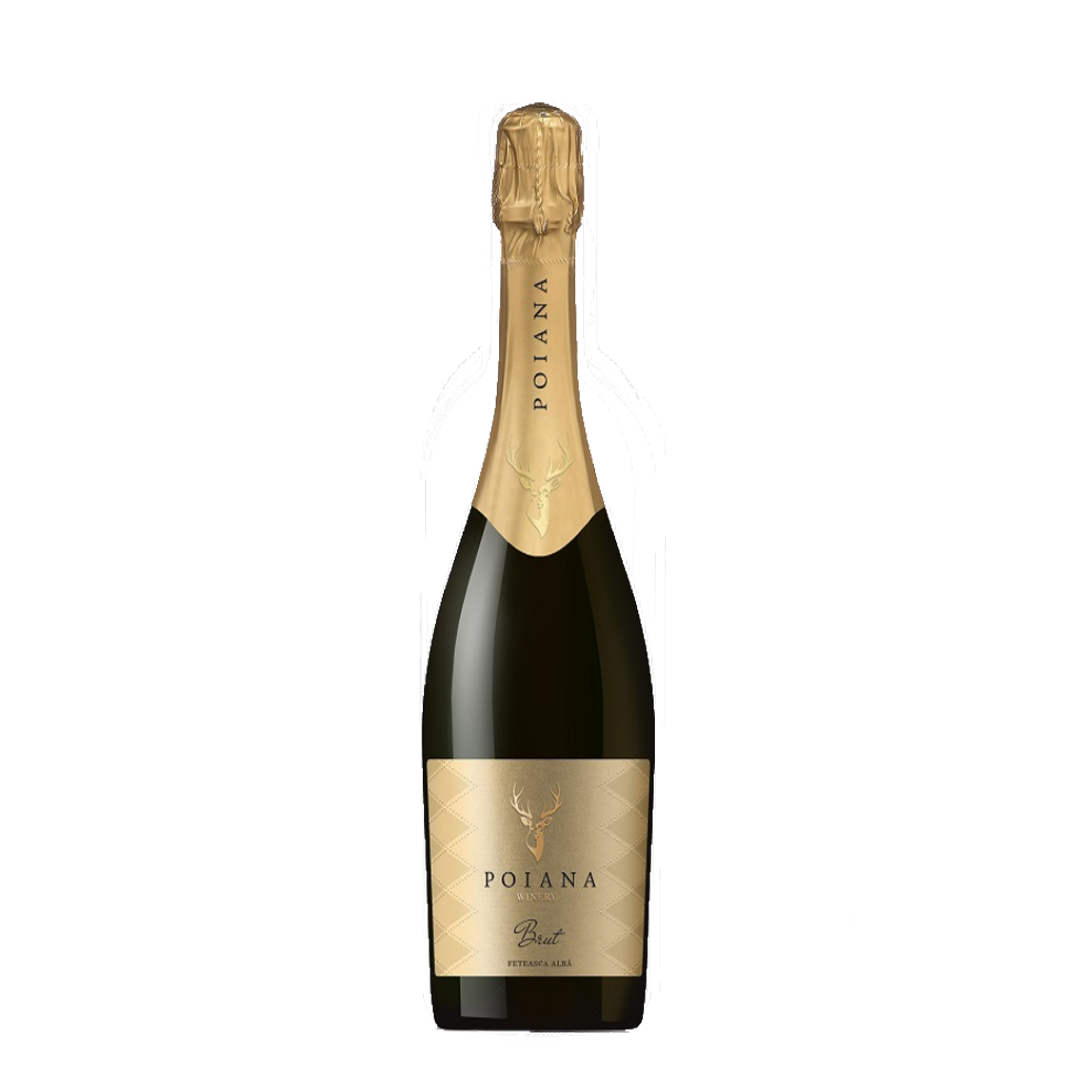 Poiana vin spumant alb demisec 2021 0.75 L - winetime.md