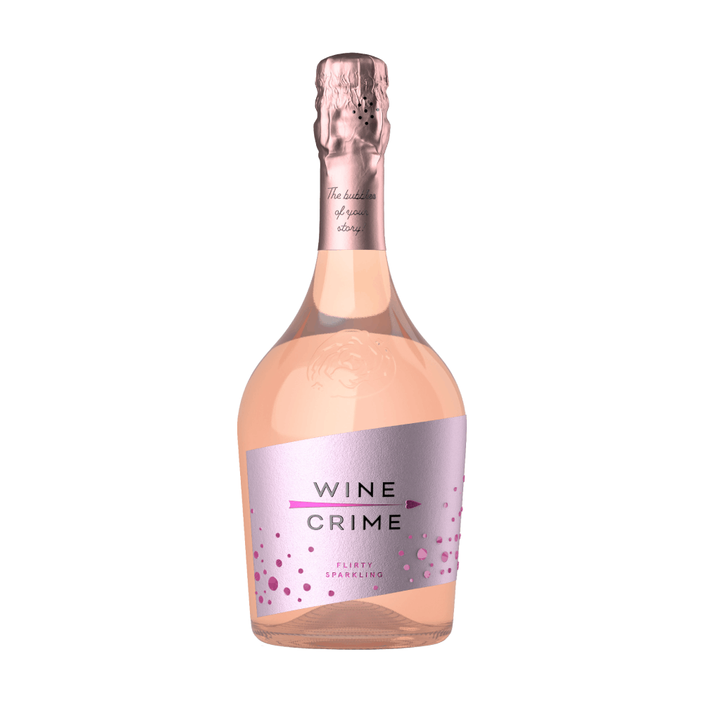 Vin Spumant Wine Crime Flirt rose dulce 0.75l - winetime.md