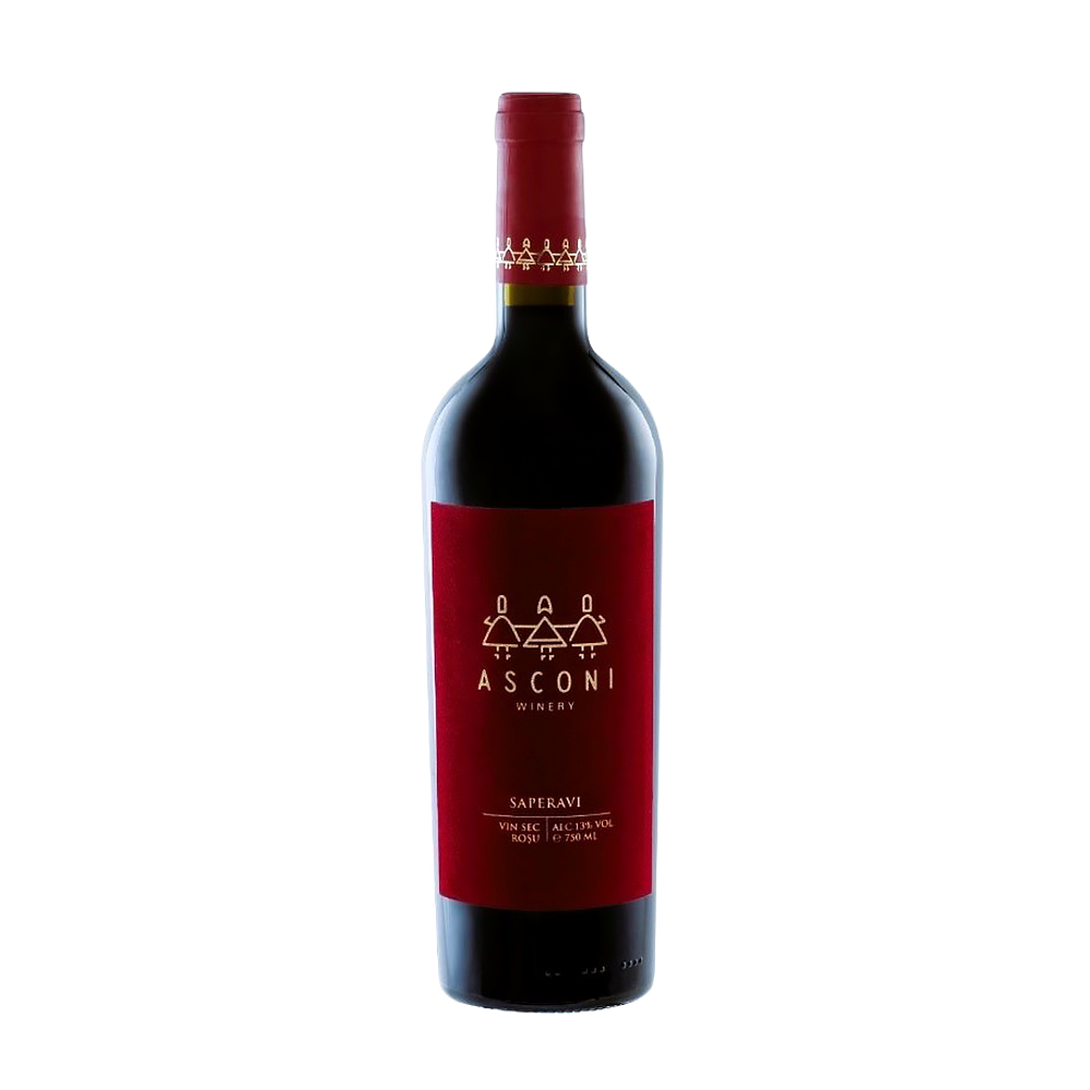 Asconi Velvet Saperavi rosu sec 0.75l - winetime.md