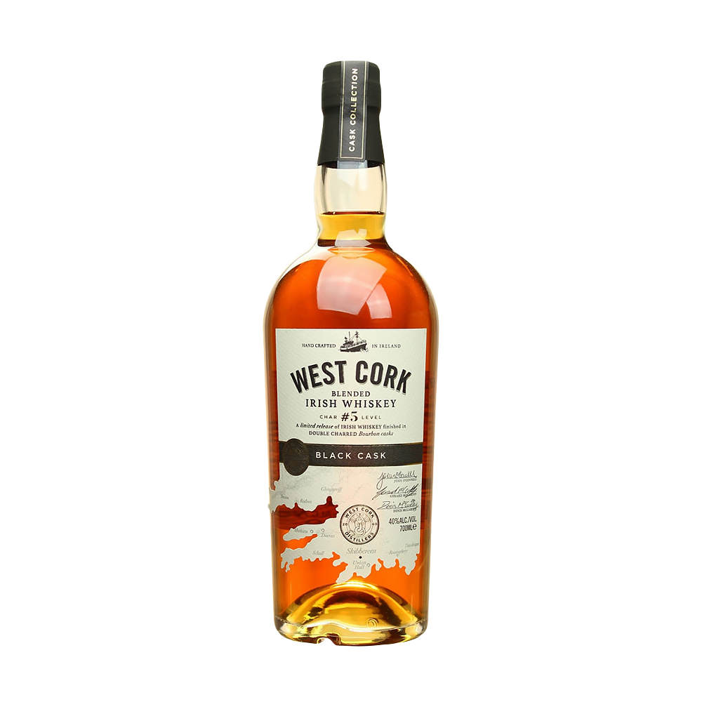West Cork Black Cask Irish Whiskey 0.7 L - winetime.md