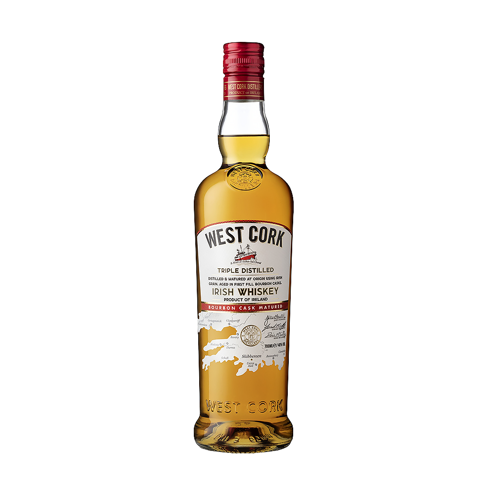 West Cork Bourbon Cask Irish Whiskey 0.7 L - winetime.md