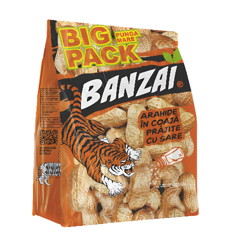 Arahide in coaja Banzai 170gr New - winetime.md