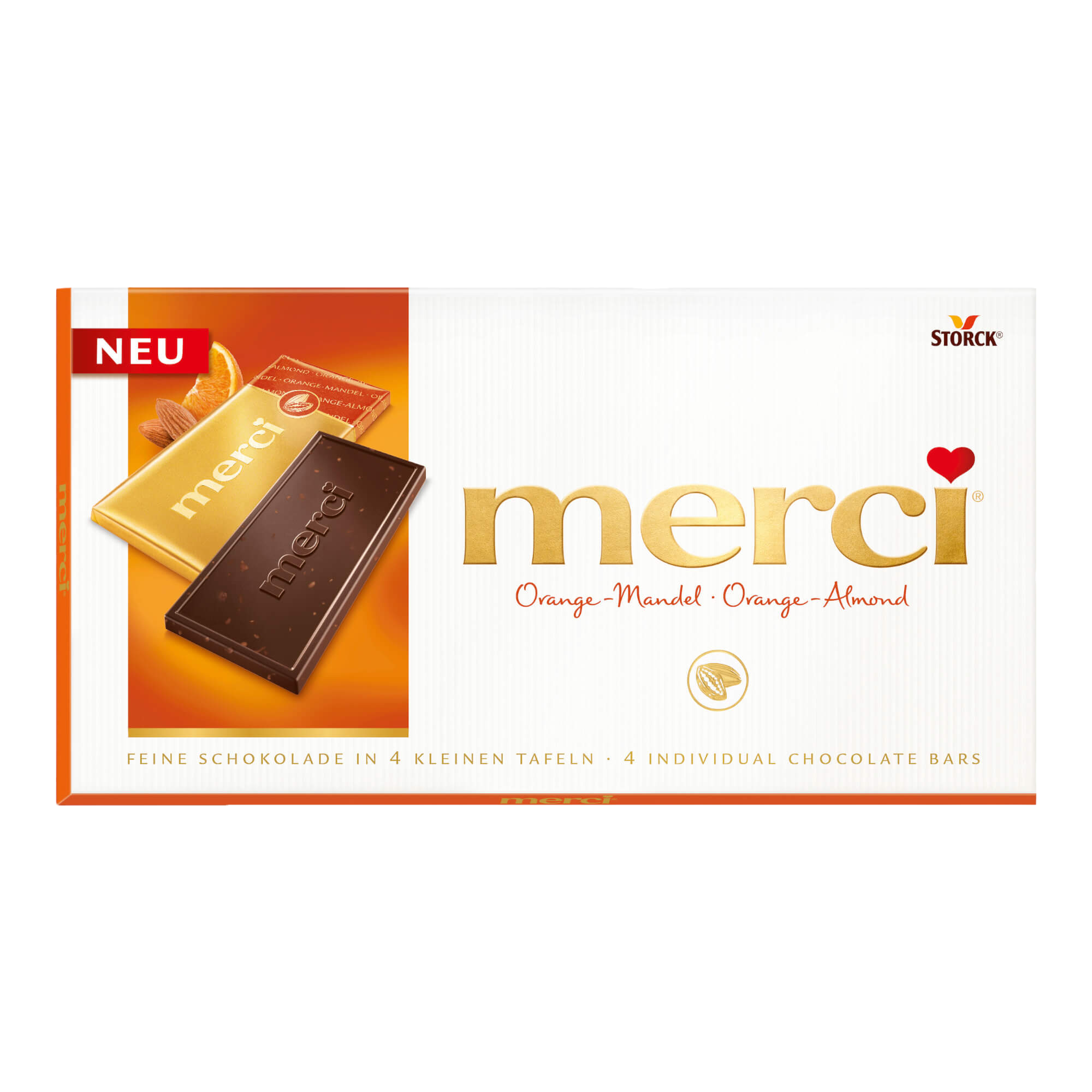 Merci Tableta Orange&Almond 100gr - winetime.md
