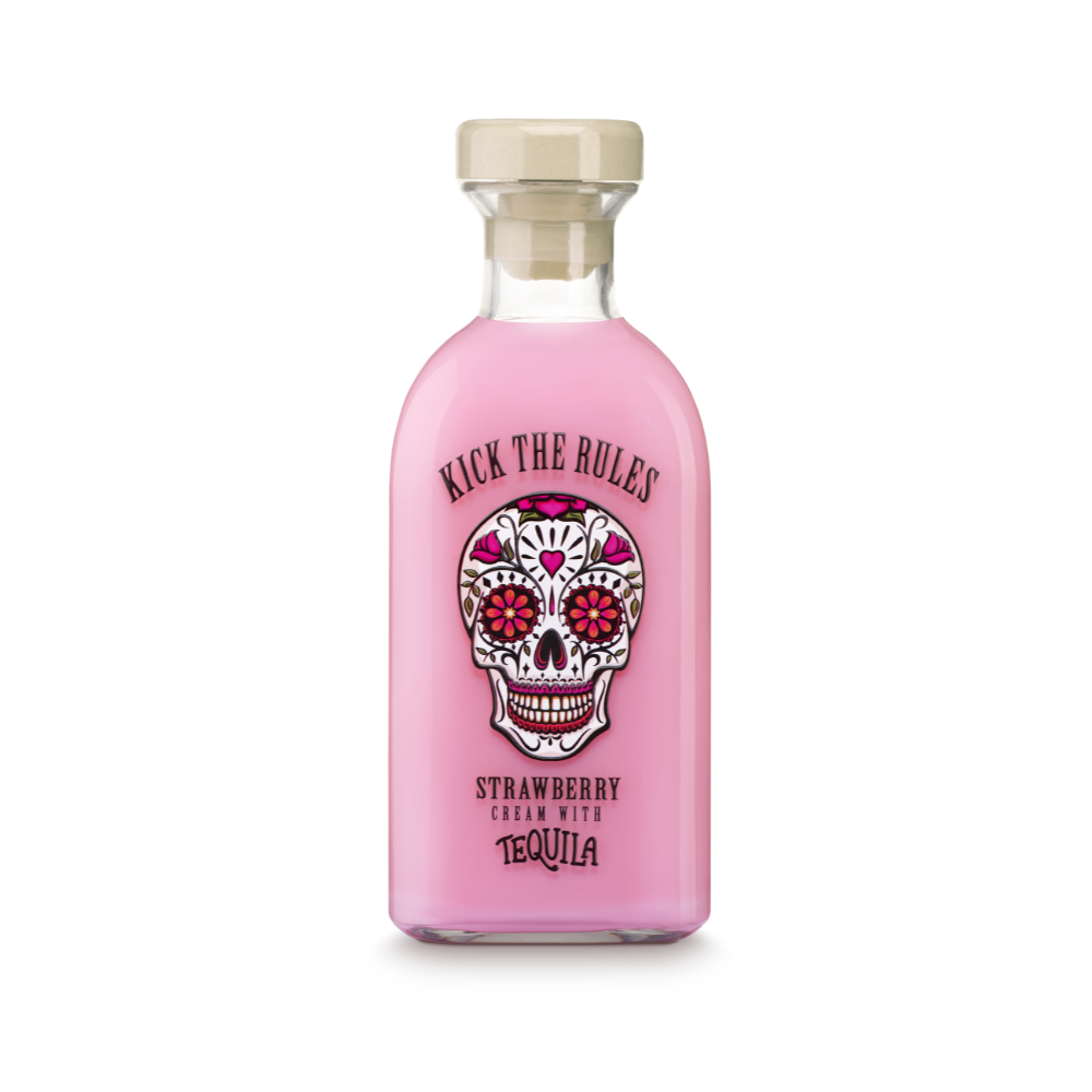 Crema Kick The Rules Strawberry cu Tequila 15% 0.7 L - winetime.md