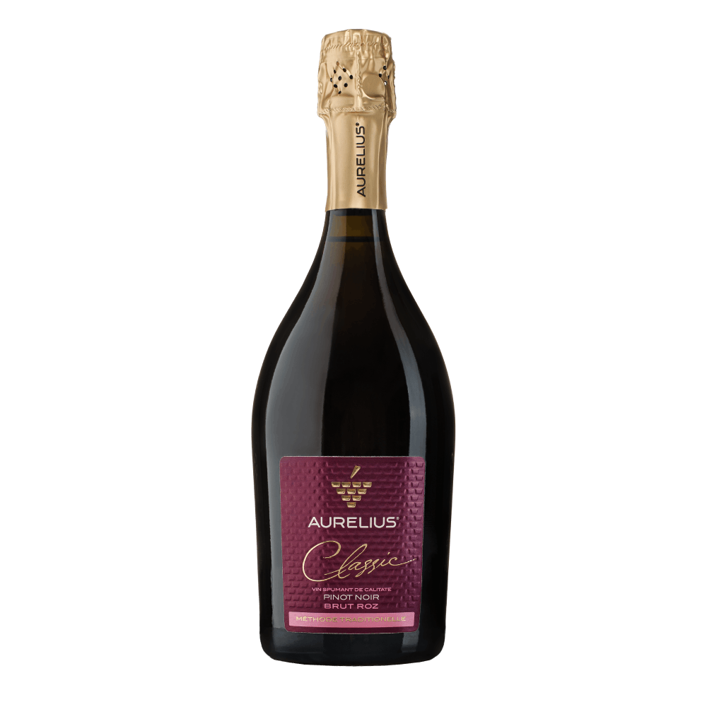 Aurelius Pinot Noir CLASIC Vin spumant de calitate brut roz 0.75 L - winetime.md
