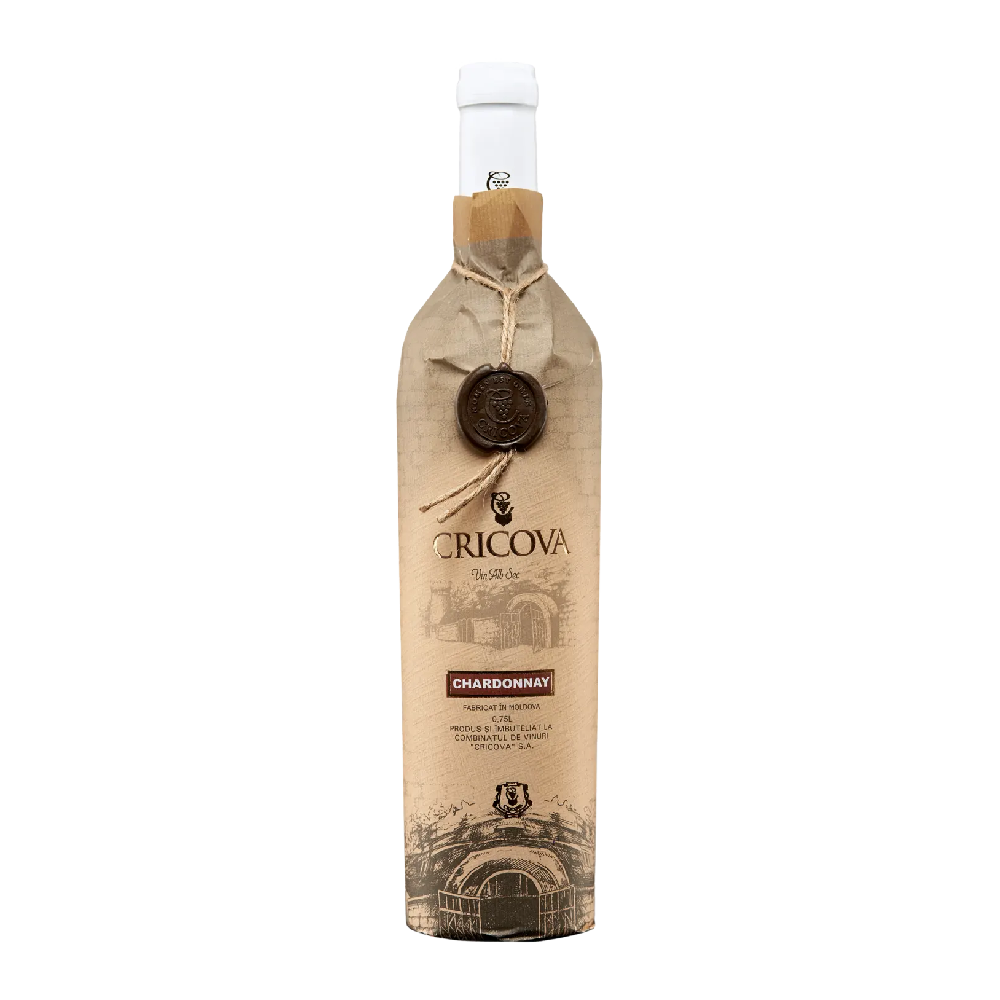 Cricova Hirtie Chardonnay Vin alb sec 0.75 L - winetime.md