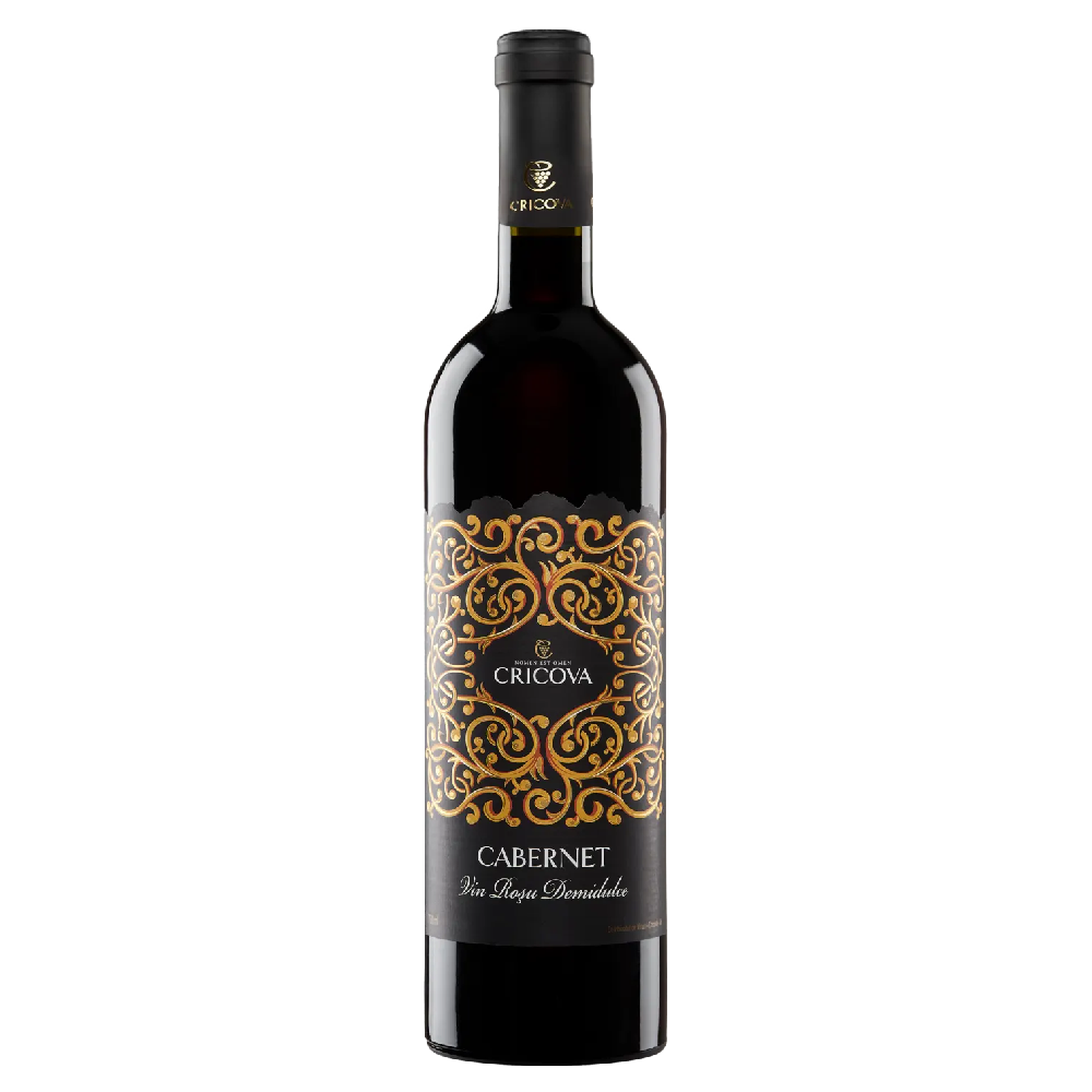 Cricova Ornament Cabernet Vin rosu demidulce 0.75 L - winetime.md