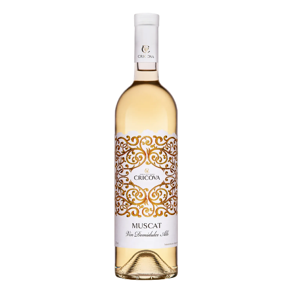 Cricova Ornament Muscat Vin alb demidulce 0.75 L - winetime.md