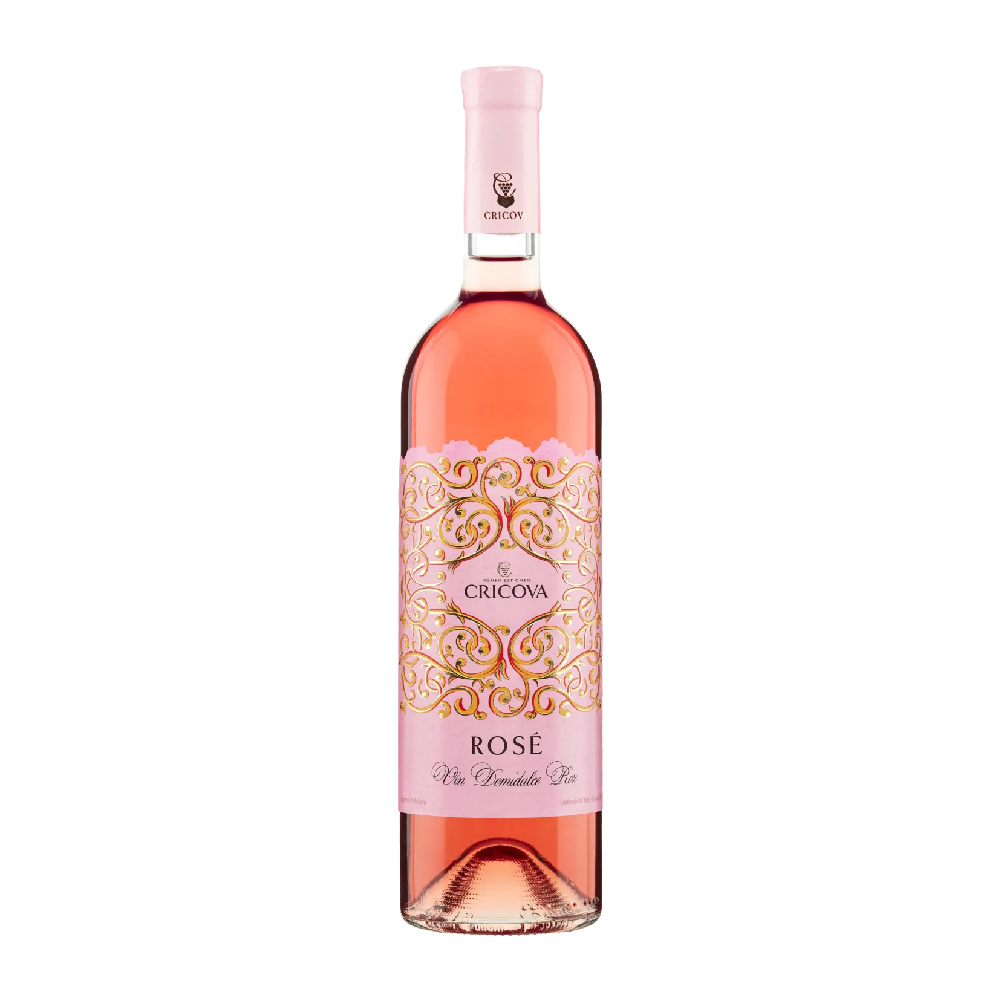 Cricova Ornament Rose Vin rose demidulce 0.75 L - winetime.md