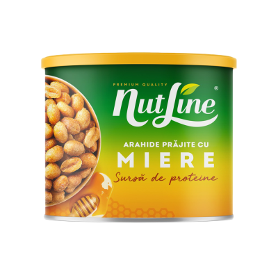 Arahide prajite cu miere 135g Nutline - winetime.md
