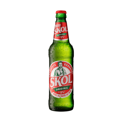 SKOL Bere Blonda Pasteurizata Filtrata 5% alc. Sticla 0.5l - winetime.md