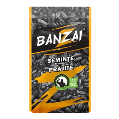 Seminte de floarea soarelui cu sare Banzai 180gr - winetime.md