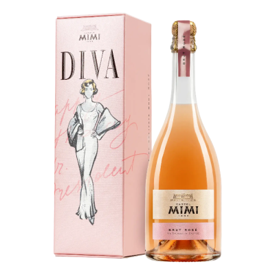 Castel Mimi DIVA Vin spumant rose roz brut 0.75 L - winetime.md
