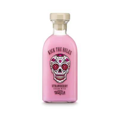Crema Kick The Rules Strawberry cu Tequila 15% 0.7 L - winetime.md